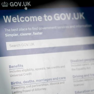 A UK government web page that says "Welcome to GOV.UK"